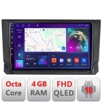 Navigatie Seat Ibiza 2017- B-IBZ Android Ecran QLED octa core 4+64 carplay android auto KIT-IBZ+EDT-E309V3 CarStore Technology