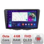 Navigatie Suzuki Baleno B-baleno Android Ecran QLED octa core 4+64 carplay android auto kit-baleno+EDT-E309V3 CarStore Technology
