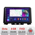 Navigatie Suzuki Jimny 2018- B-JIMNY Android Ecran QLED octa core 4+64 carplay android auto KIT-JIMNY+EDT-E309V3 CarStore Technology
