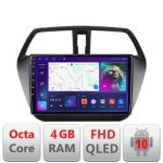 Navigatie Suzuki S-Cross Quad Core B-337 Android Ecran QLED octa core 4+64 carplay android auto KIT-337+EDT-E309V3 CarStore Technology