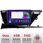 Navigatie Toyota Camry 2017-2021 V1 Android Ecran QLED octa core 4+64 carplay android auto kit-camry-2018+EDT-E310V3 CarStore Technology