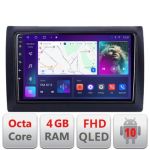 Navigatie Fiat Stilo B-STILO Android Ecran QLED octa core 4+64 carplay android auto KIT-stilo+EDT-E309V3 CarStore Technology