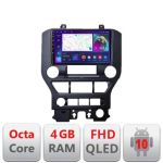 Navigatie Ford Mustang 2015-2020 B-MUSTANG Android Ecran QLED octa core 4+64 carplay android auto KIT-mustang+EDT-E309V3 CarStore Technology