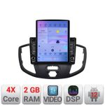 Navigatie Ford Transit V363 2015-2021 Android radio gps internet quad core 2+32 ecran vertical 9.7" Kit-custom+EDT-E708 CarStore Technology