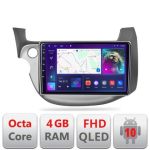 Navigatie Honda Fit 2008-2013 Android radio gps internet quad core 4+64 carplay android auto Kit-fit-08+EDT-E309v3 CarStore Technology