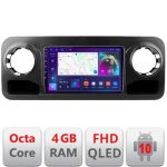 Navigatie Mercedes Sprinter 2018- Android Ecran QLED octa core 4+64 carplay android auto KIT-sprinter+EDT-E310V3 CarStore Technology