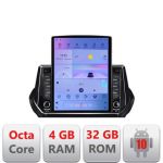 Navigatie Peugeot 2008 2020- Android radio gps internet Octa Core 4+64 LTE Kit-209-2020+EDT-E709 CarStore Technology