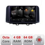 Navigatie HHyundai Kona 5510-1058 Android Octa Core 720p 4+64 DSP 360 camera carplay android auto CarStore Technology
