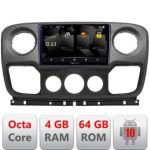Navigatie Opel Movano, Renault Master 2010-2021 Android Octa Core 720p 4+64 DSP 360 camera carplay android auto CarStore Technology