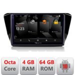 Navigatie Skoda Superb 3 2015-2017 5510-932 Android Octa Core 720p 4+64 DSP 360 camera carplay android auto CarStore Technology