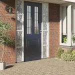 vidaXl Folie fereastră, 2 buc., mată, model floral, PVC GartenMobel Dekor