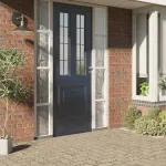 vidaXl Folie fereastră, 4 buc., mată, model bambus, PVC GartenMobel Dekor