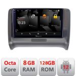 Navigatie Audi TT 2004-2011 Quad Core 5960Pro-078 Android Octa Core Qualcomm 2K Qled 8+128 DTS DSP 360 4G Optical CarStore Technology