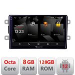 Navigatie Dacia dupa 2012 5960Pro-Dacia Android Octa Core Qualcomm 2K Qled 8+128 DTS DSP 360 4G Optical CarStore Technology
