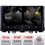 Navigatie Kia Stonic 2016-2020 Android Octa Core Qualcomm 2K Qled 8+128 DTS DSP 360 4G Optical CarStore Technology