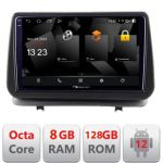 Navigatie Renault Clio 3 2005-2013 5960Pro-Clio3 Android Octa Core Qualcomm 2K Qled 8+128 DTS DSP 360 4G Optical CarStore Technology