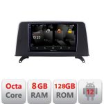 Navigatie BMW X5 X6 2009-2014 CIC Android Octa Core Qualcomm 2K Qled 8+128 DTS DSP 360 4G Optical CarStore Technology
