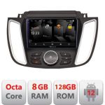 Navigatie Ford Kuga 2015-2020 SYNC2 si SYNC3 Android Octa Core Qualcomm 2K Qled 8+128 DTS DSP 360 4G Optical CarStore Technology