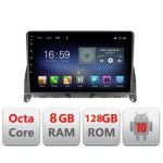 Navigatie Mercedes W204 2008-2012 F-w204 Octa Core cu Android Radio Bluetooth Internet GPS WIFI DSP 8+128GB 4G CarStore Technology