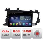 Navigatie KIA OPTIMA 2011-2013 F-091 Octa Core cu Android Radio Bluetooth Internet GPS WIFI DSP 8+128GB 4G CarStore Technology