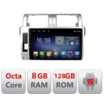 Navigatie Toyota Landcruiser J150 Prado 2014-2017 F-065 Octa Core cu Android Radio Bluetooth Internet GPS WIFI DSP 8+1 CarStore Technology