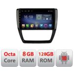 Navigatie VW Jetta 2011-2018 F-jetta-15 Octa Core cu Android Radio Bluetooth Internet GPS WIFI DSP 8+128GB 4G CarStore Technology