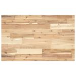 Blat de birou netratat, 140x50x4 cm, lemn masiv de acacia GartenMobel Dekor