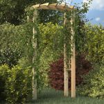 Arcadă cu spalier, 110x60x210 cm, lemn masiv de pin tratat GartenMobel Dekor