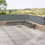 Copertină laterală retractabilă, antracit, 117x1200 cm GartenMobel Dekor