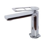 Baterie Lavoar Monocomanda Cartus Ceramic Alama Sanitara Crom Lucios Racorduri si Kit Fixare Incluse 9707 ModernLight Concept