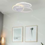 Lustra LED cu cristal HOLLANCE 24W, 3 Elemente, lumina Rece/Calda/Neutra, Alb ModernLight Concept