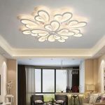 Lustra LED cu telecomanda BLOSSOM 143W, 12 Petale, lumina Rece/Calda/Neutra, Dimabila, Alb ModernLight Concept