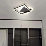 Lustra LED cu telecomanda SCIOSO 104W, lumina Rece/Calda/Neutra, Dimabila, Negru ModernLight Concept