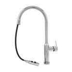 Baterie Bucatarie cu Dus Extractibil Alama Sanitara Argintiu CF/1035/C ModernLight Concept