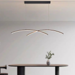 Lustra LED cu telecomanda STUDIO GILDIS, 30W, lumina Rece/Calda/Neutra, Dimabila, Negru ModernLight Concept