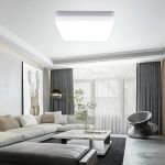 Plafoniera LED Cotena , 48W, Alb, IP.20, Patrata ModernLight Concept
