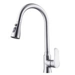 Baterie Bucatarie cu Dus Extractibil Inox Argintiu ZY1014 ModernLight Concept