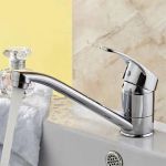 Baterie Lavoar, Pipa Pivotanta, Lungime 15CM, Cartus Ceramic, Crom, Racord Inclus ModernLight Concept