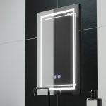 Oglinda LED Rectangulara, 50x70cm, Koven Touch, Sistem Dezaburire,Dimabila ModernLight Concept
