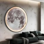 Aplica LED Decorativa Luna 68W Diametru 120CM 3000/4000/6000K ModernLight Concept