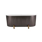 Cada Freestanding, Ovala, Acril, Bright Grey, 170×78×70 Cm ModernLight Concept