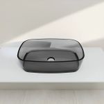 Chiuveta Baie Rasina 60x40 cm Gri Inchis ModernLight Concept