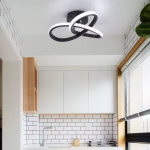 Lustra LED VERTEX Infinitum 26W, Lumina Rece/Calda/Neutra, Negru ModernLight Concept