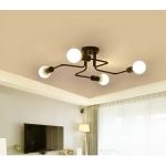 Lustra MODERNIST Quadra 4, 4x E27, Negru, Design Modern ModernLight Concept