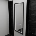 Oglinda LED Rectangula, 60x150cm, Bianca Senzor Radar Marcello, Sistem Dezaburire, Ceas & Termometru, Dimabila, Dressing Couture ModernLight Concept