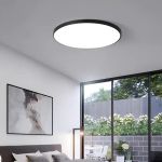 Plafoniera LED SOLIS 27cm 20W Lumina Neutra Negru ModernLight Concept