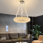 Candelabru Cristal HOHENZOLLERN Magno, 26W, Lumina Calda/Rece/Neutra, Diametru 55cm, Auriu, Inaltime Reglabila ModernLight Concept