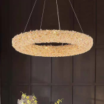 Candelabru Cristal HOHENZOLLERN Magno, 33W, Lumina Calda/Rece/Neutra, Diametru 66cm, Auriu, Inaltime Reglabila ModernLight Concept