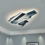 Lustra LED FIGHTER, 128W, lumina Rece/Calda/Neutra, Argintiu ModernLight Concept