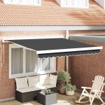 Cortina Retractabilă Antracit 300 x 250 cm GartenMobel Dekor